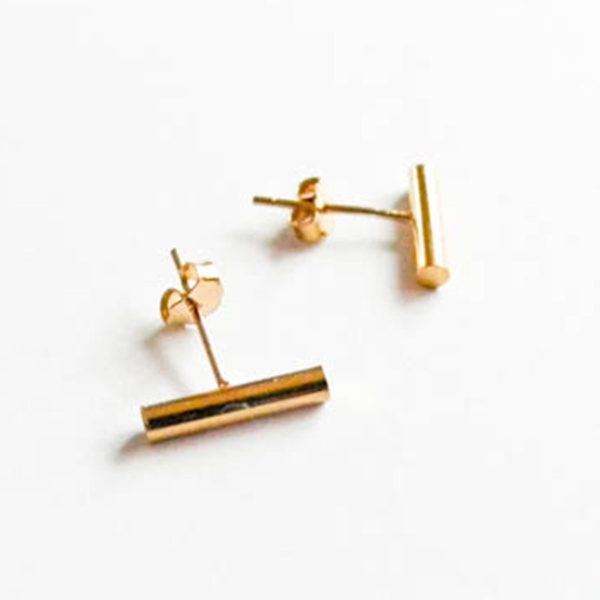 Ohrstecker "Bars" Gold