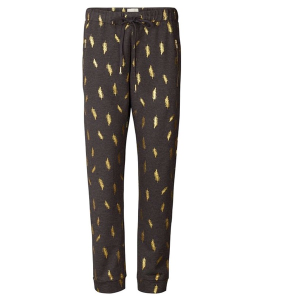 Mona Pants Grey Gold Feather