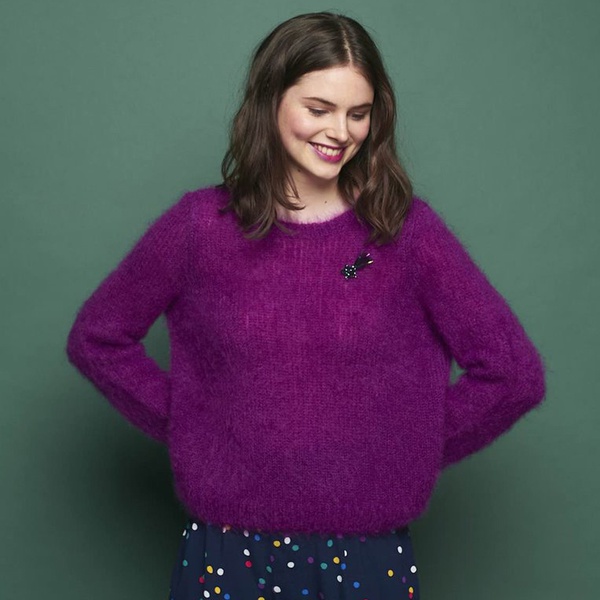 Buloma Pullover Violet Clair