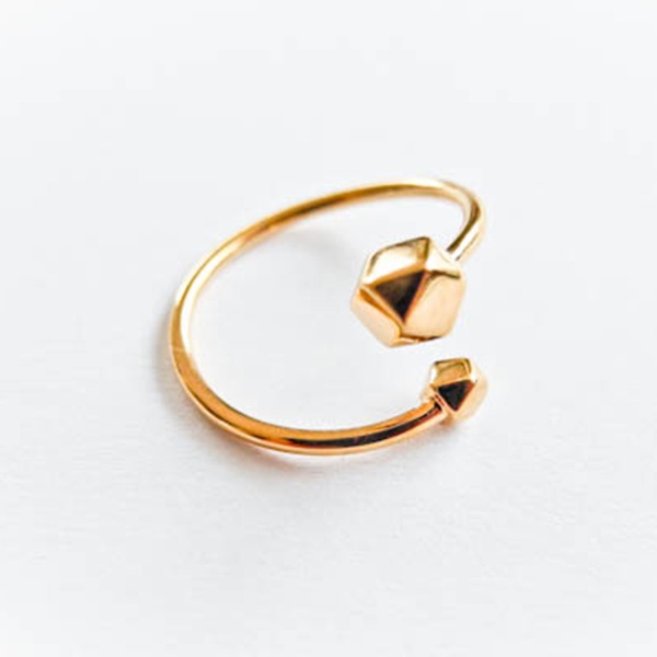 Ring "Cubical" Gold