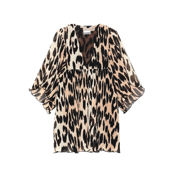 Oversized Mini Dress Leopard