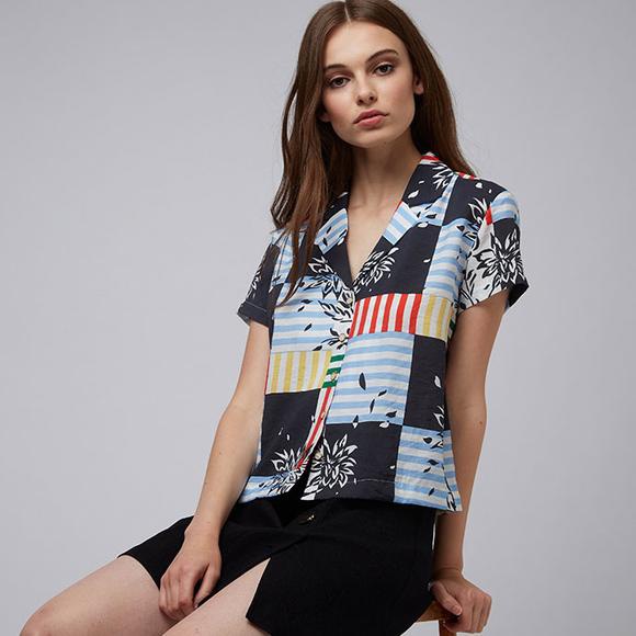Marika Patchwork Blue
