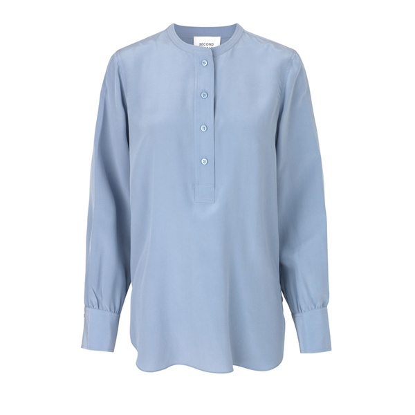 Thori Bluse Faded Denim