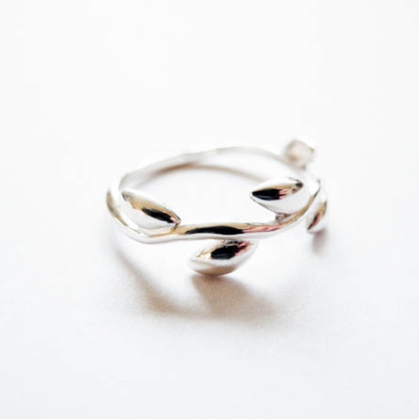 Ring Tendril Silber