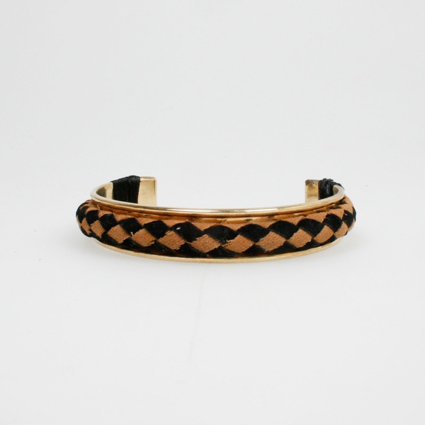 Bracelet Beige Schwarz
