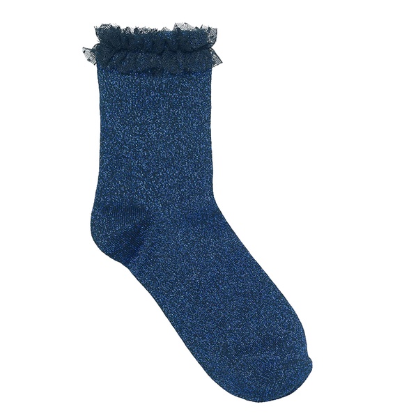 Dory Frill Metallic Blue