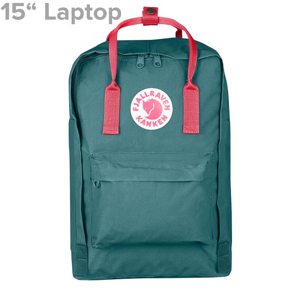 Kanken 15" Laptop Frost Green / Peach Pink