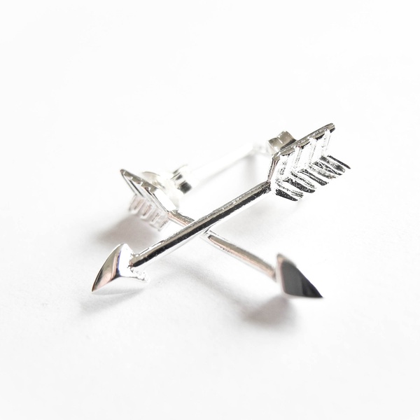 Ohrstecker "Arrow" Silber