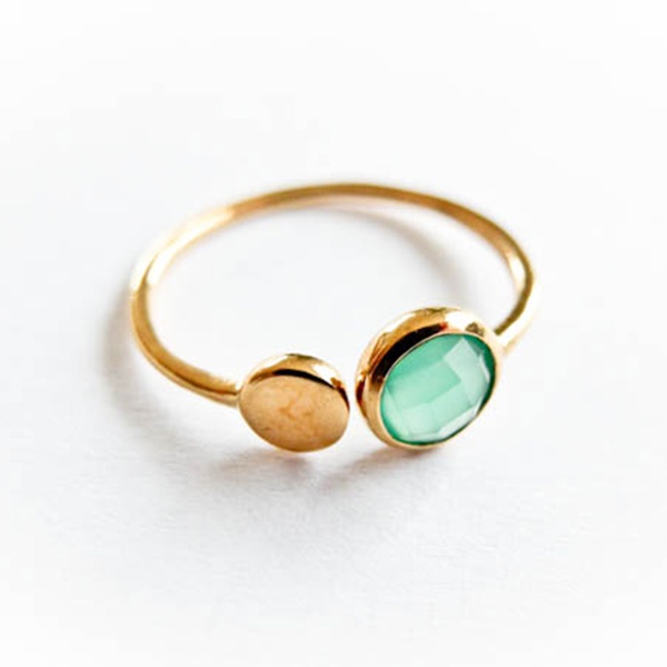 Onyx "Double Point" Gold